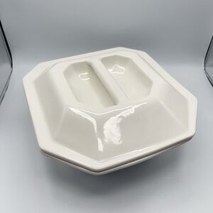 Spode A Symmetry 4pt / 2.3L Lidded Casserole 10.5" x 10" x 3"